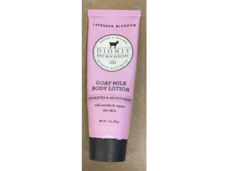 Dionis Goat Milk Body Lotion, Lavender Blossom, 1 oz/28 g