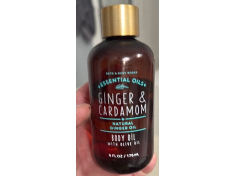Bath & Body Works Body Oil, Ginger & Cardamom, 6 fl oz/176 mL