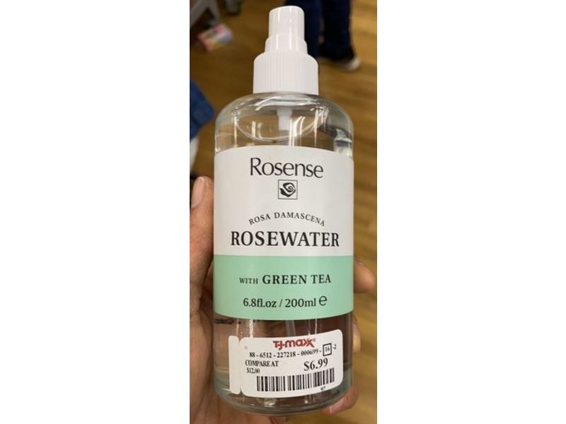Rosense Rose Water, Green Tea, 6.8 fl oz/200 mL