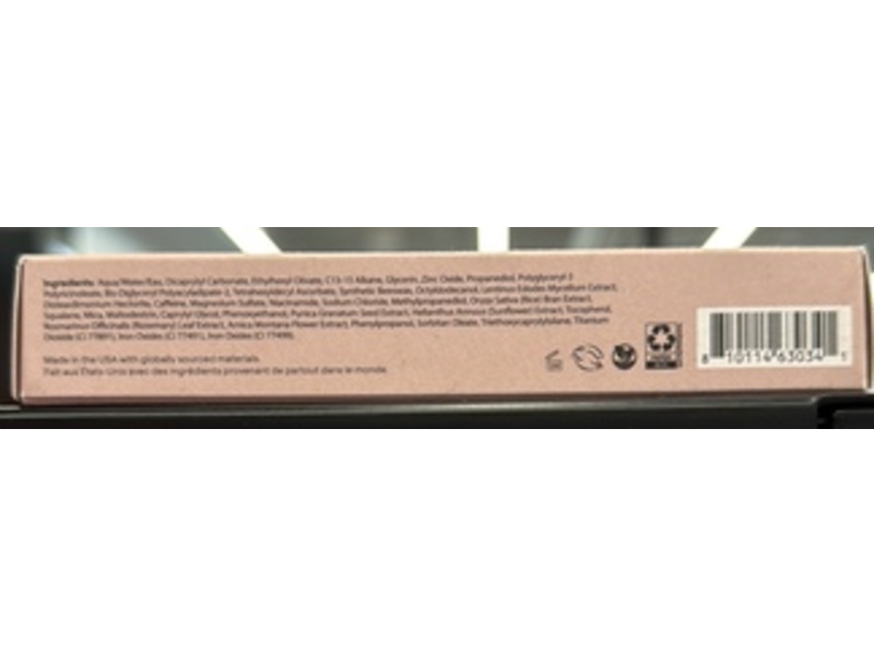 YSE Beauty Wide Awake Brightening Eye Cream, 01 Sheer Pink, 0.33 fl oz/10 mL