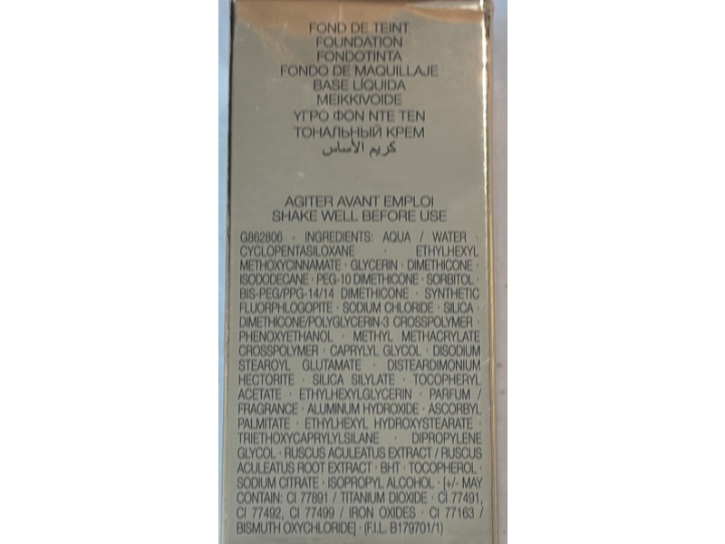 Yves Saint Laurent Touche Eclat Le Teint Awakening Foundation, BD 50 Warm Honey, SPF 22 PA++, 1 fl oz/30 mL