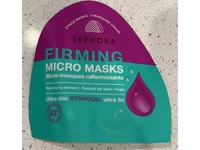 Sephora Firming Micro Masks, Red Berry Extract, 3 Count - thumbnail 2