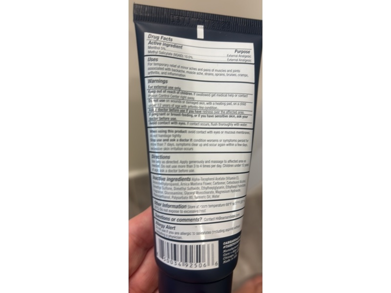 Oars + Alps Muscle Recovery Balm, Arnica + Turmeric + Vitamin E, 3 oz/85 g