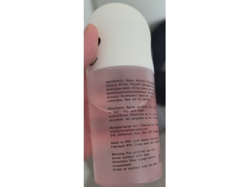 Cremerie Perfume Mist, Rose Macaron, 6.76 fl oz/200 mL