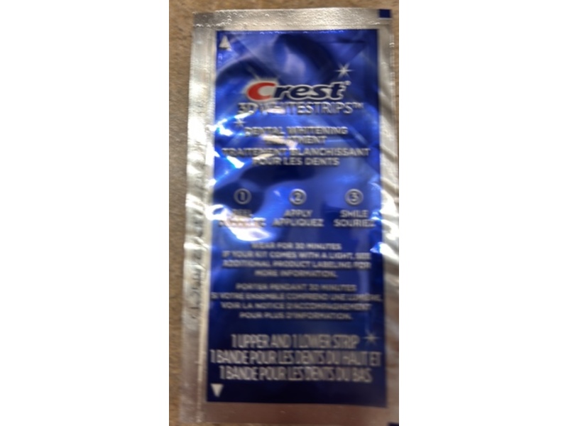 Crest 3D Whitestrips Dental Whitening Treatment, 2 Count