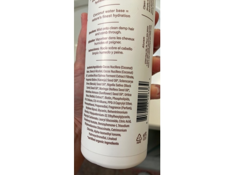 Aluram Clen Beauty Collection leave-In Conditioner Spray, 16 fl oz/473 mL