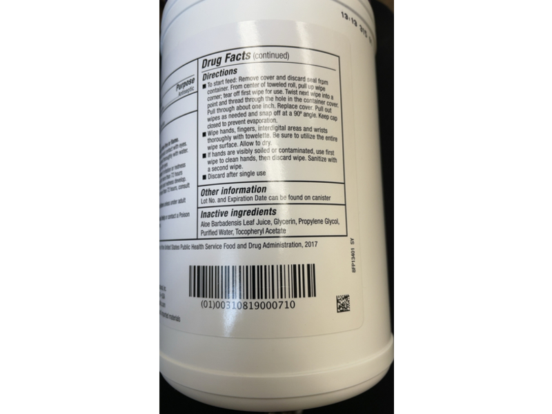 Pdi Sani - Hand Instant Hand Santizing Wipes, 135 Count