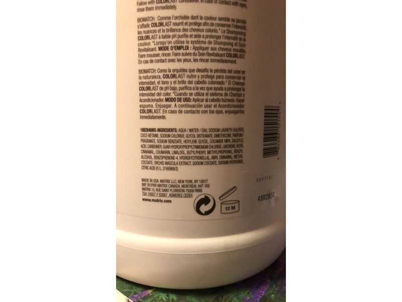 Matrix Biolage Colorlast Shampoo, 3.75 L/1 Gallon