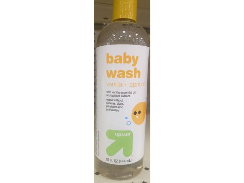 Up & Up Baby Wash, Vanilla & Apricot, 15 fl oz/444 mL