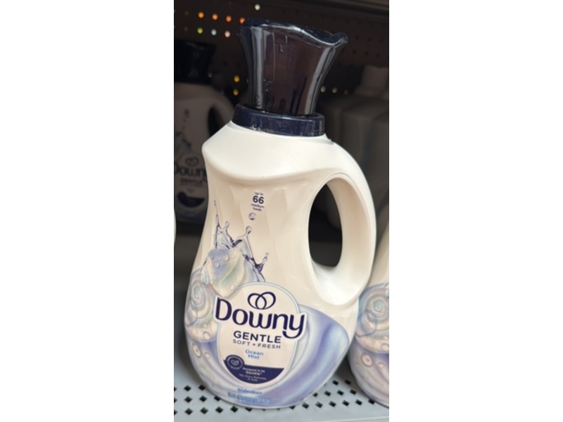 Downy Gentle Soft + Fresh Liquid Fabric Softener, Ocean Mist, 66 Loads, 44 fl oz
