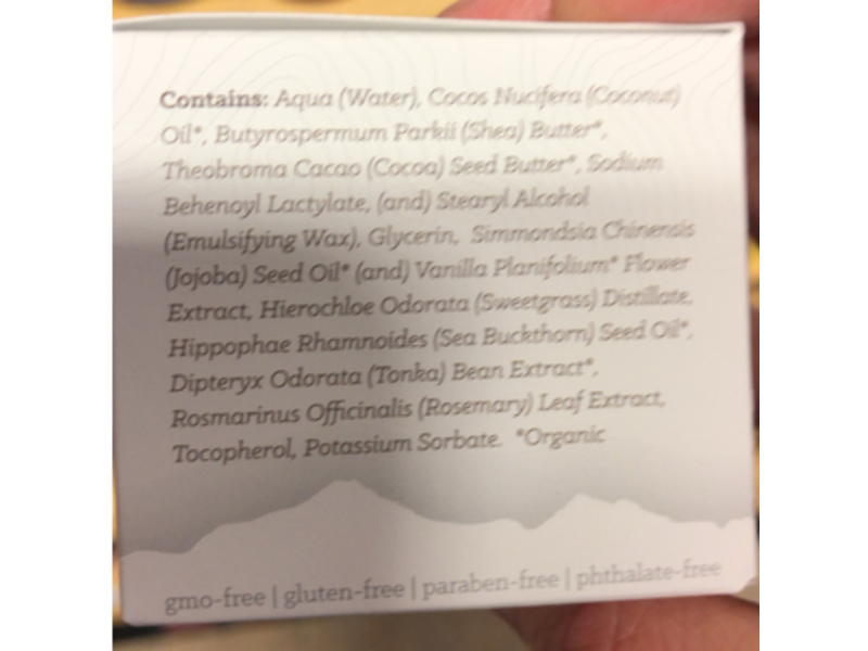 Wild Carrot Herbals Deeply Moisturizing Luscious Face Cream, Vanilla Bean, 2 fl oz/60 mL