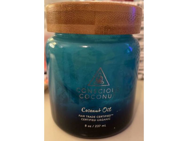 Conscious Coconut Coconut Oil, 8 fl oz/237 mL