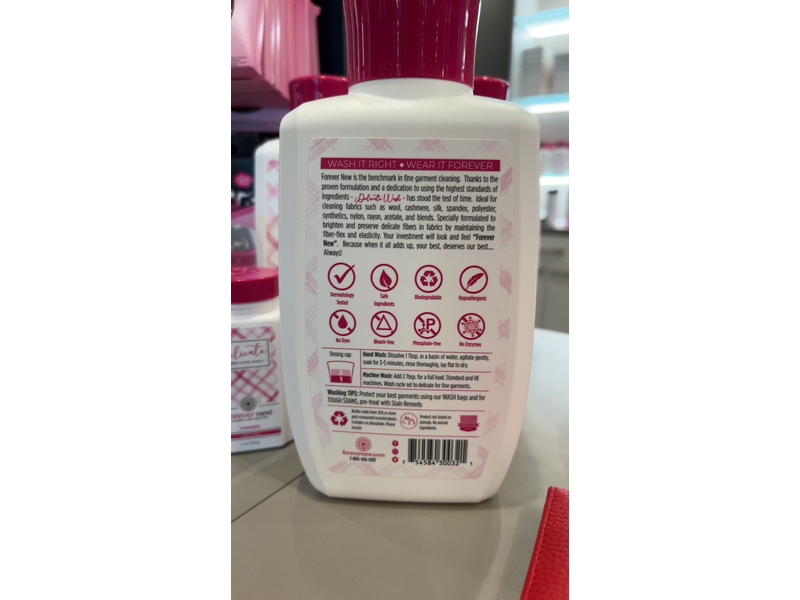 Forever New Liquid Fabric Care Wash, Original Scent, 4 fl oz/118 mL