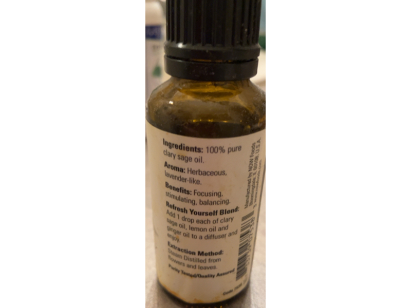 Now Essential Oils, Clary Sage, 1 fl oz/30 mL