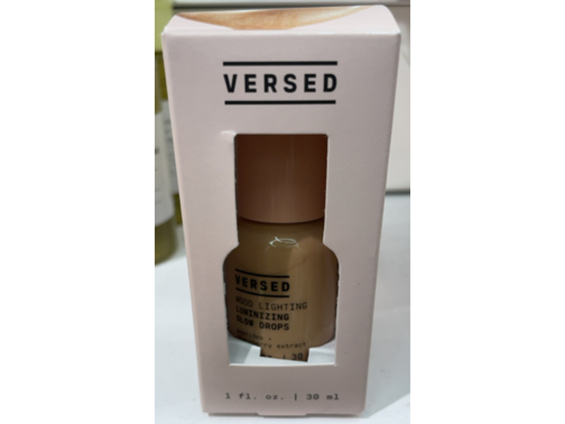 Versed Mood Lighting Luminizing Glow Drops, Sheer Golden, 1 fl oz/30 mL