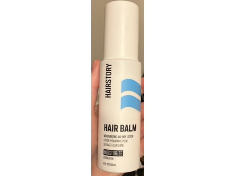 HairStory Hair Balm Moisturizing Air-Dry Lotion, 4 fl oz/118 mL