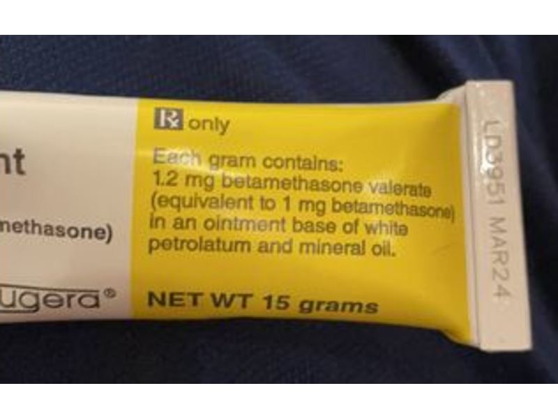 Betamethasone Valerate Ointment USP 0.1%, 15 g Fougera (RX)