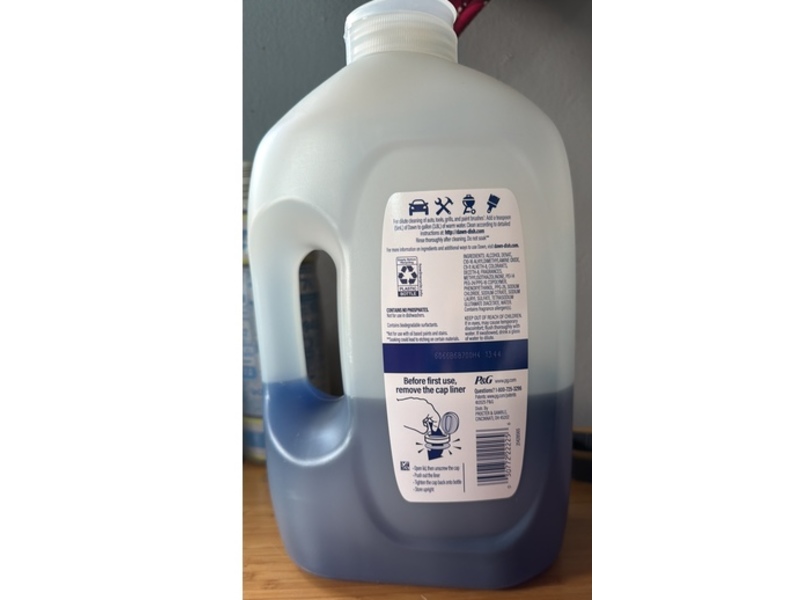 Dawn Platinum Dishwashing Liquid, Fresh Rain, 68 fl oz/2.01 L