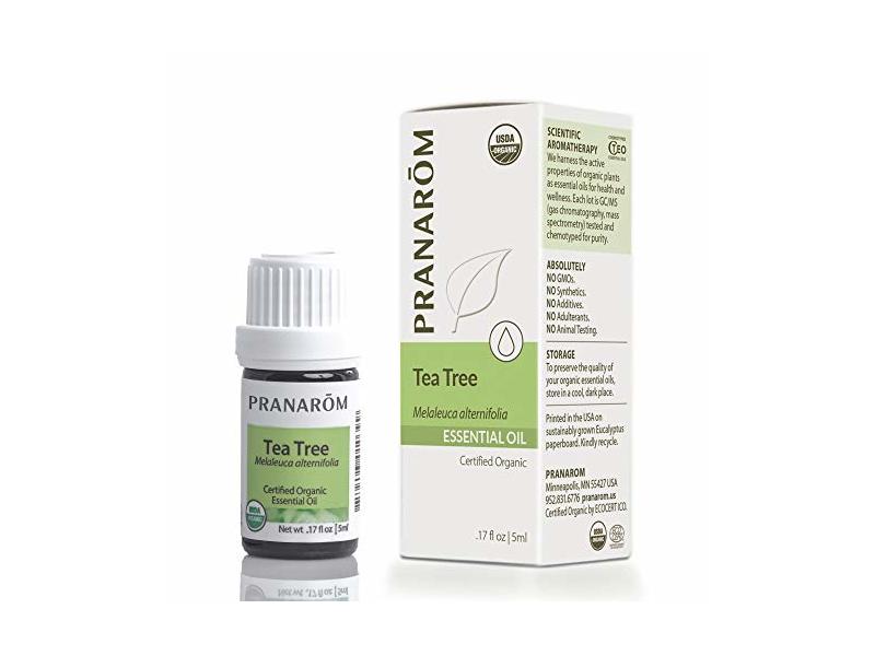 Pranarom Certified Organic Essential Oil, Tea Tree, 0.17 fl oz/5 mL