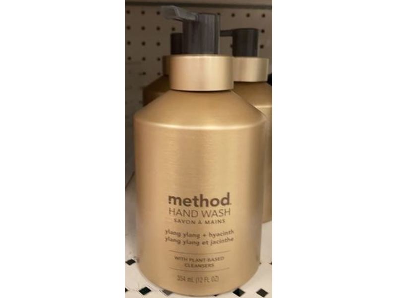 Method Hand Wash, Ylang Ylang + Hyacinth, 12 fl oz/354 mL, Pack of 3