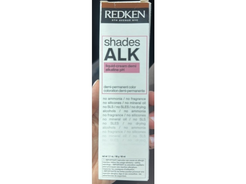 Redken Shades ALK Demi-Permanent Color, 4N Chicory Natural, 2.1 oz/60 mL