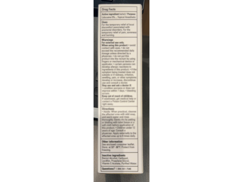 Zensa Numbing Cream, Lidocaine, 1 oz/30 g