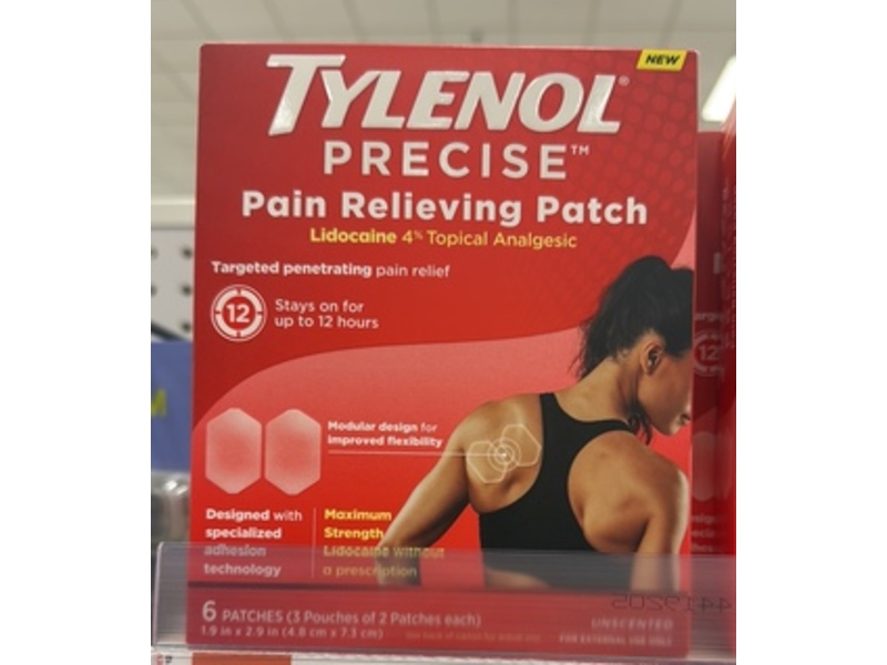 Tylenol Precise Pain Relieving Patch, 6 Count