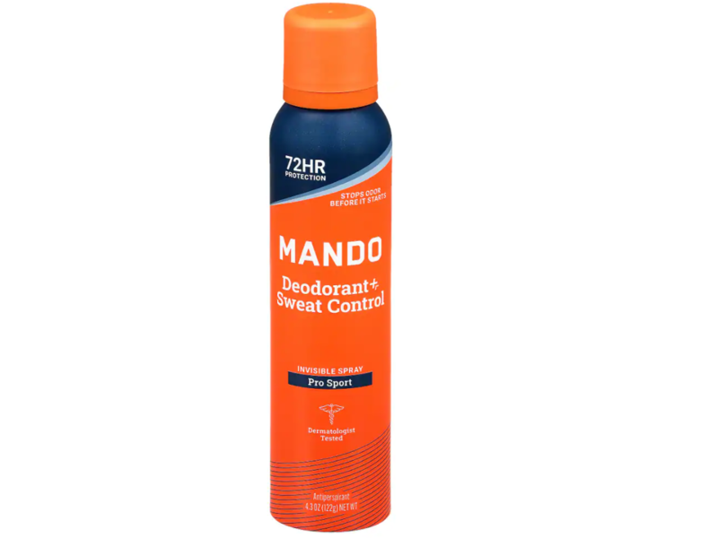 Mando Deodorant + Sweat Control, Pro Sport, 4.3 oz/122 g