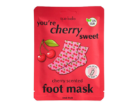 Que Bella You're Cherry Sweet Foot Mask, Cherry Scented, 1 Pair - thumbnail 1