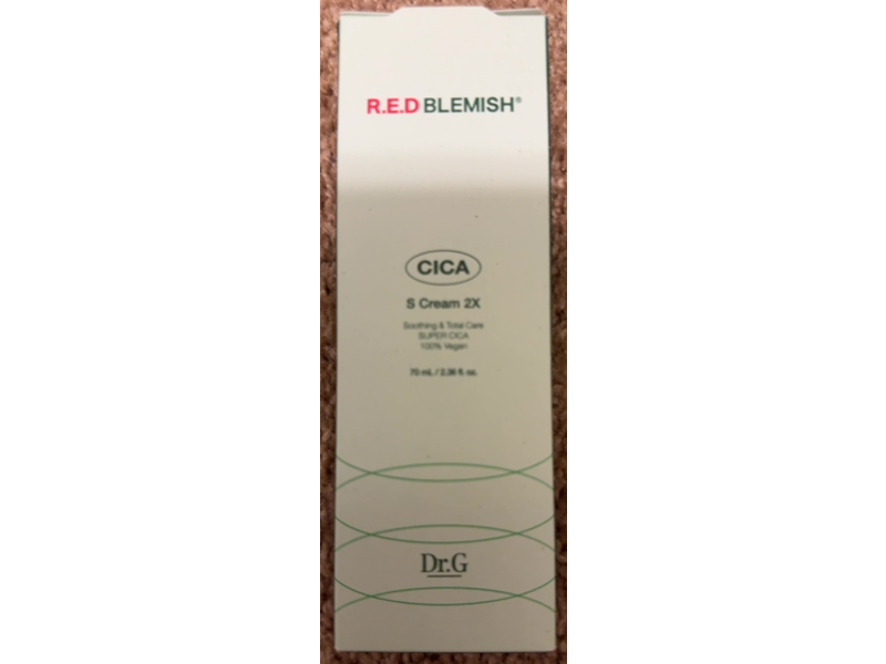 Dr.G R.E.D Blemish S Cream 2x, Cica, 2.36 fl oz/70 mL