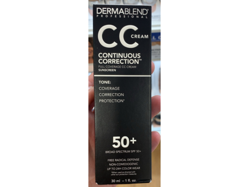 Dermablend Continuous Correction Cc Cream, SPF 50+, 10N Fair, 1 fl oz/30 mL