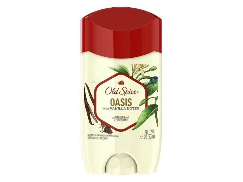 Old Spice Oasis Antiperspirant & Deodorant, Vanilla Notes, 2.6 oz/ 73 g
