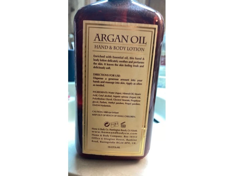 Olive Tree Products Argan Oil Hand & Body Lotion, Lavender, 24 fl oz/710 mL