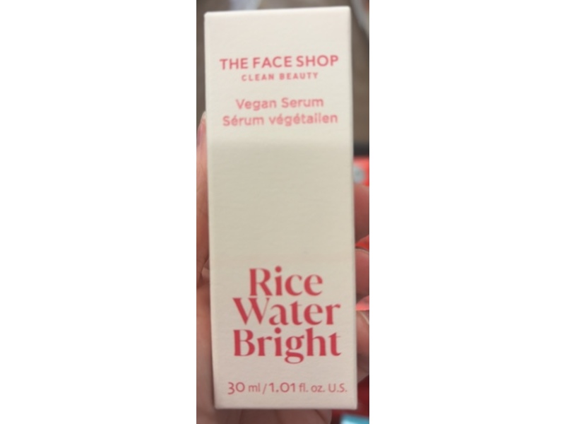 The Face Shop Clean Beauty Rice Water Bright Serum, 1.01 fl oz/30 mL