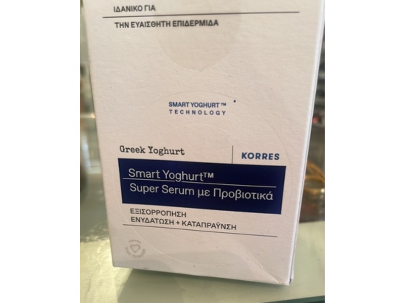 Korres Greek Smart Yoghurt Probiotic Super Serum, 1.01 fl oz/30 mL