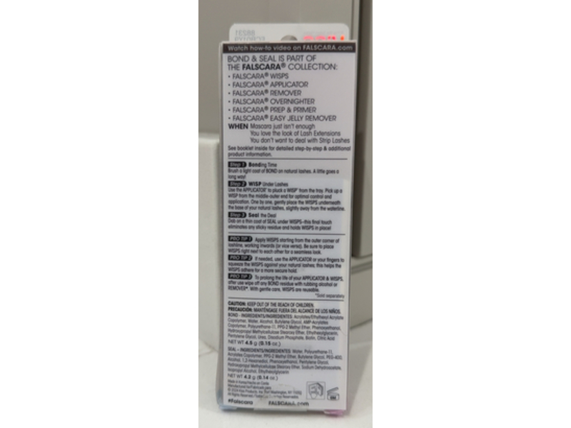 Kiss Falscara Eyelash Bond & Seal, Clear