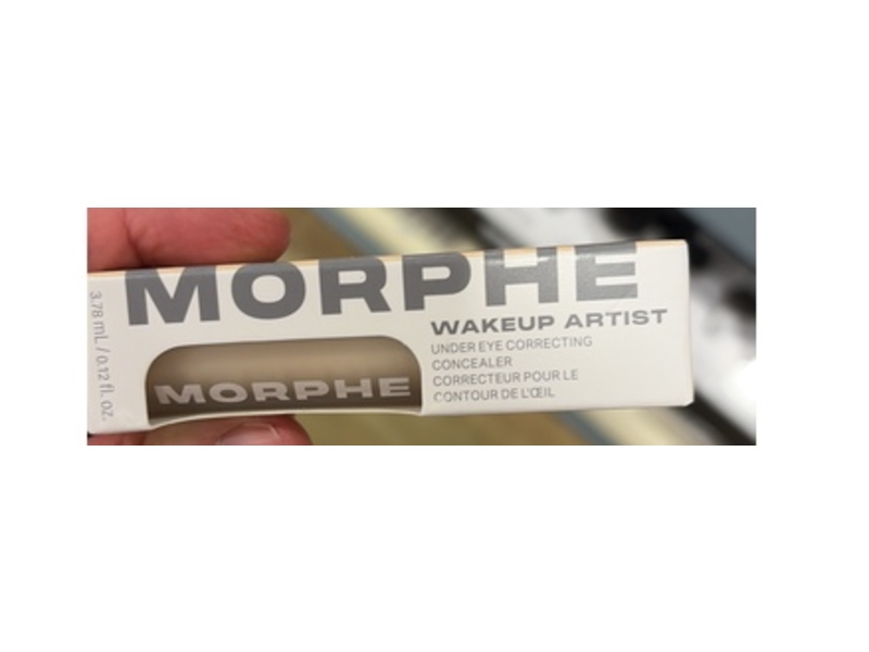Morphe Wakeup Artist Under Eye Correcting Concealer, Cream 1W, 0.12 fl oz/3.78 mL