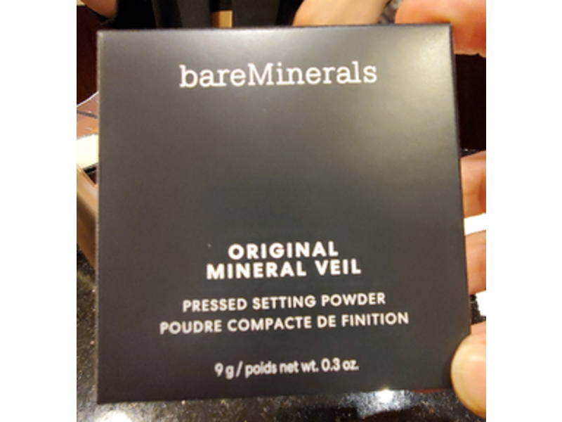 bareMinerals Original Mineral Veil Pressed Setting Powder, Sheer Fair, 0.3 oz/9 g