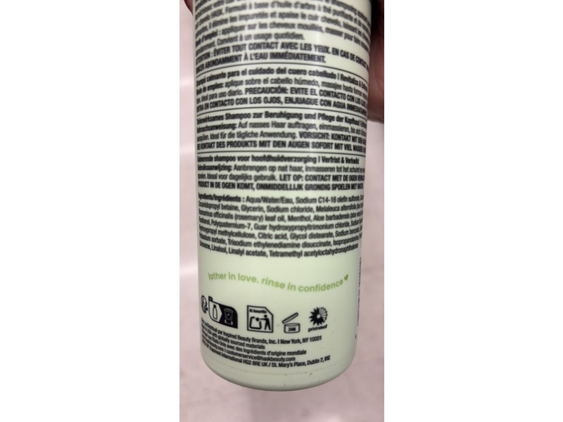 Hask Soothe Scalp Care Shampoo, Tea Tree Oil & Rosemary, 16 fl oz/473 mL