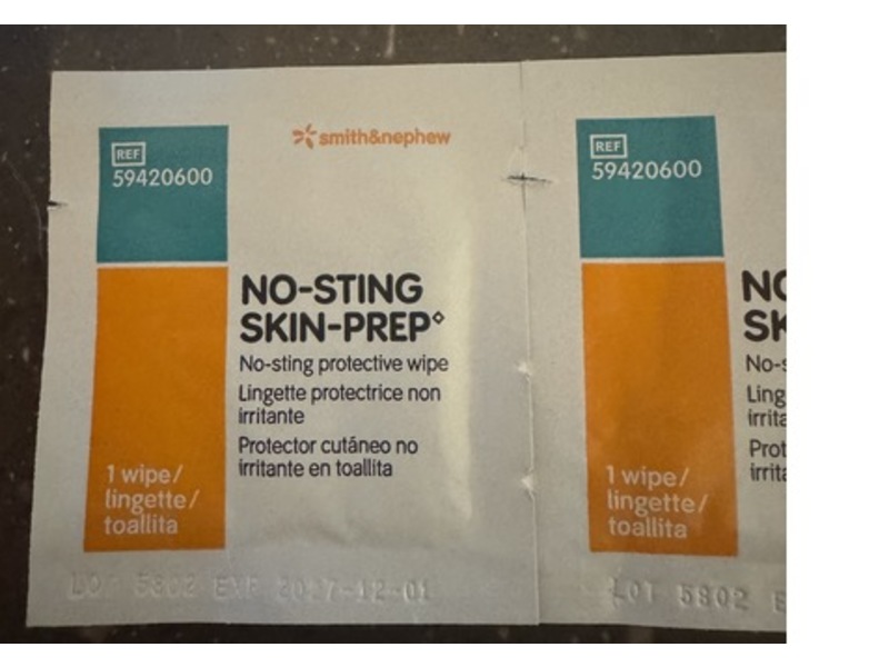 Smith & Nephew No-Sting Skin-Prep Protective Wipe, 1 Count