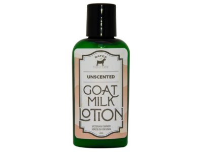 Bates Family Farm Goat Milk Lotion, Unscented, 2 oz
