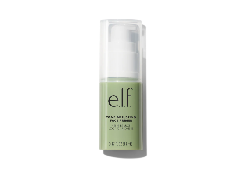 e.l.f. Cosmetics Tone Adjusting Face Primer, Neutral Green, 0.47 oz/14 mL.