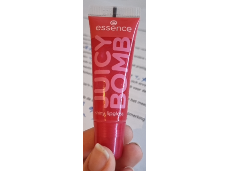 Essence Juicy Bomb Shiny Lipgloss, 104 Poppin Pomegranate, 0.34 oz/10 mL