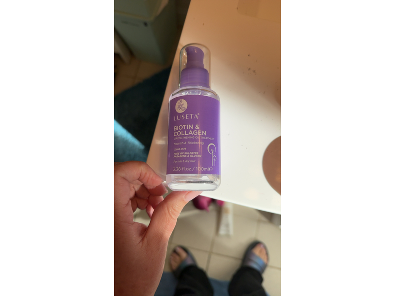 Luseta Biotin & Collagen Strengthening Oil Treatment, 3.38 fl oz/100 mL