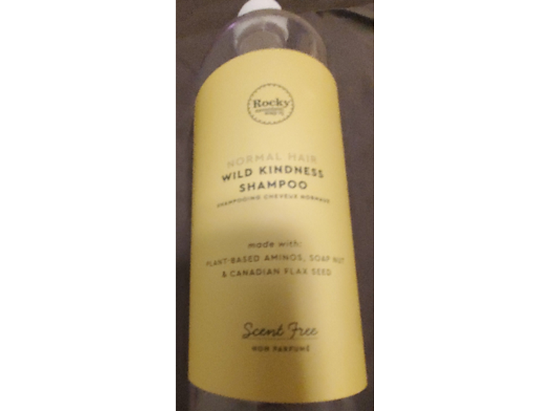 Rocky Normal Hair Wild Kindness Shampoo, Plant Based Aminos, Soap Nut Extract