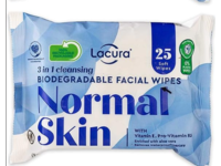 Lacura 3 In 1 Cleansing Facial Wipes, 25 Count, Pack Of 2 - Image 2