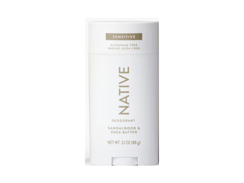 Native Sensitive Deodorant, Sandalwood & Shea Butter, 3.1 oz/88 g