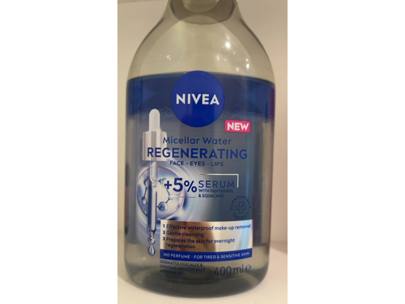 Nivea Regenerating Micellar Water, 400 mL