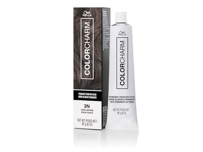 Wella Colorcharm Permanent Cream Hair Color, 3N Dark Brown, 2 oz/57 g