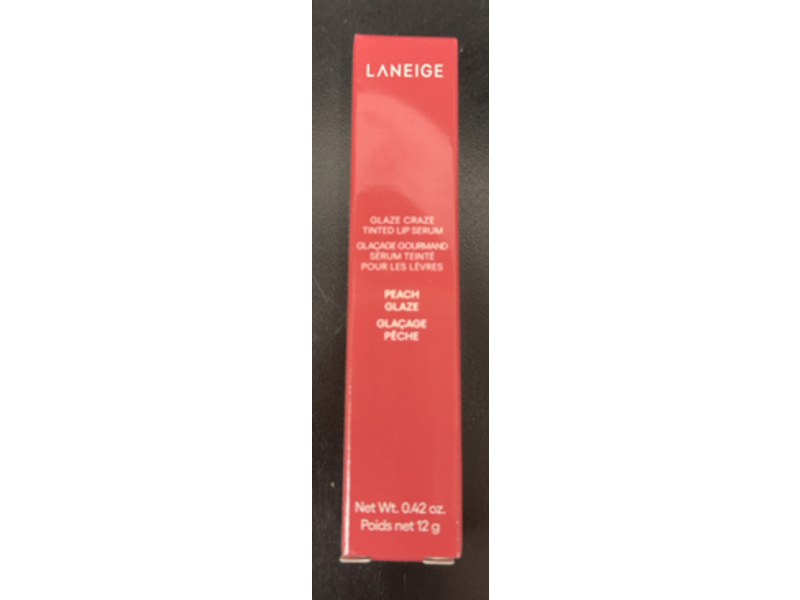 Laneige Glaze Craze Tinted Lip Serum, Peach Glaze, 0.42 oz/12 g